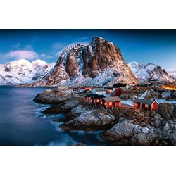 Ravensburger (17081) - "Lofoten, Norway" - 3000 brikker puslespil