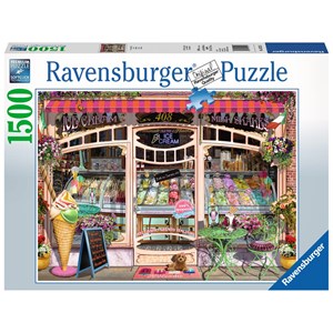 Ravensburger (16221) - "Ice Cream Shop" - 1500 brikker puslespil
