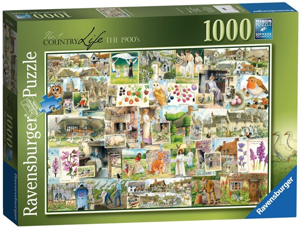Ravensburger (19699) - "The 1900s" - 1000 brikker puslespil