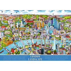 Ravensburger (19035) - "London, Landscape" - 1000 brikker puslespil