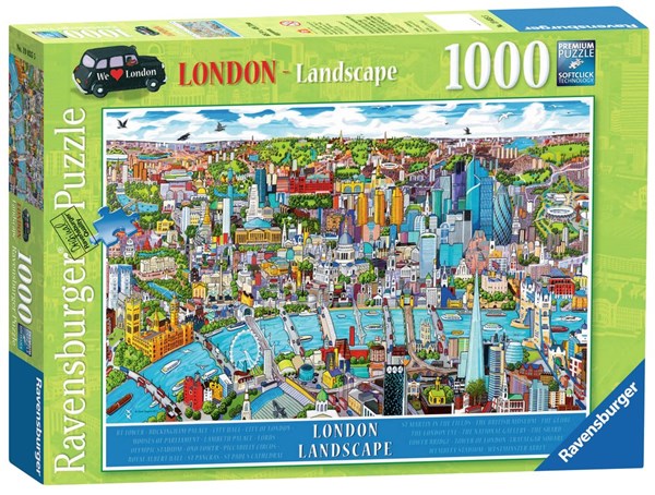 Ravensburger (19035) - "London, Landscape" - 1000 brikker puslespil