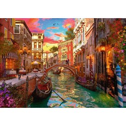 Ravensburger (15262) - "Venice Romance" - 1000 brikker puslespil