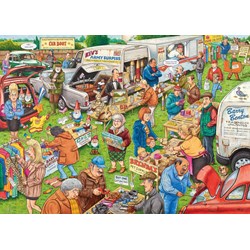 Ravensburger (19106) - "The Car Boot Sale" - 1000 brikker puslespil