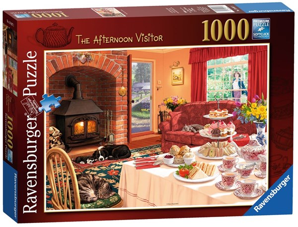 Ravensburger (19497) - "The Afternoon Visitor" - 1000 brikker puslespil