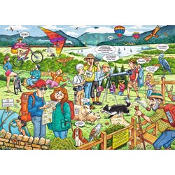 Ravensburger (19436) - "The Country Park" - 1000 brikker puslespil