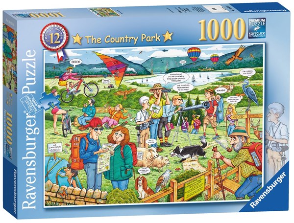 Ravensburger (19436) - "The Country Park" - 1000 brikker puslespil