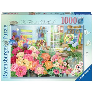 Ravensburger (15306) - "The Florist's Workbench" - 1000 brikker puslespil