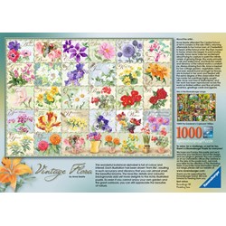 Ravensburger (19514) - "Vintage Flora" - 1000 brikker puslespil