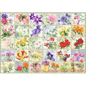 Ravensburger (19514) - "Vintage Flora" - 1000 brikker puslespil