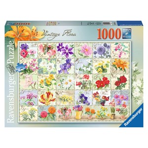 Ravensburger (19514) - "Vintage Flora" - 1000 brikker puslespil