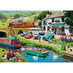 Ravensburger (15986) - "Leisure Days No 2 Exploring the Dales" - 1000 brikker puslespil