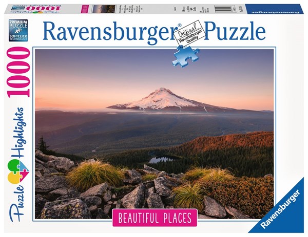 Ravensburger (15157) - "Mount Hood, Oregon, USA" - 1000 brikker puslespil