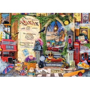 Ravensburger (19757) - "London Recollections" - 1000 brikker puslespil