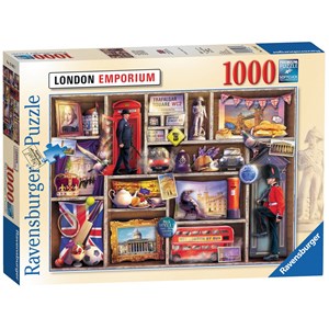 Ravensburger (15985) - "London Emporium" - 1000 brikker puslespil