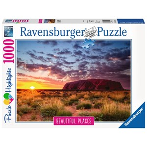 Ravensburger (15155) - "Ayers Rock, Australia" - 1000 brikker puslespil