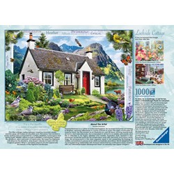 Ravensburger (15163) - "Lochside Cottage" - 1000 brikker puslespil