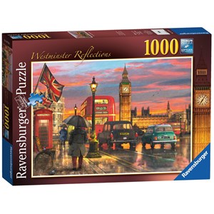 Ravensburger (19716) - "London, Westminster Reflections" - 1000 brikker puslespil