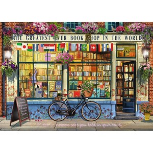 Ravensburger (15337) - "The Greatest Bookshop" - 1000 brikker puslespil