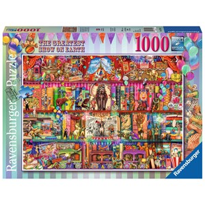 Ravensburger (15254) - "The Greatest Show on Earth" - 1000 brikker puslespil