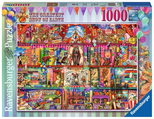Ravensburger (15254) - "The Greatest Show on Earth" - 1000 brikker puslespil