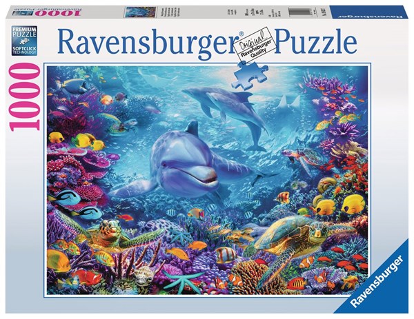 Ravensburger (19833) - "Magnificent Underwater World" - 1000 brikker puslespil