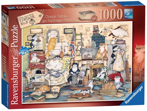 Ravensburger (15174) - Linda Jane Smith: "Go Salvage Hunting" - 1000 brikker puslespil