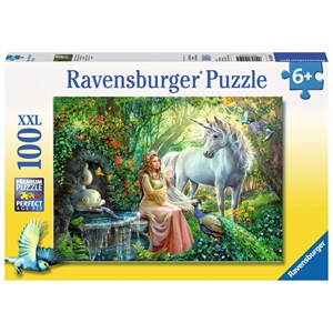 Ravensburger (10559) - "Princess and Unicorn" - 100 brikker puslespil