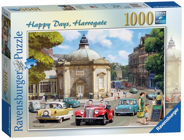 Ravensburger (15309) - "Happy Days, Harrogate" - 1000 brikker puslespil
