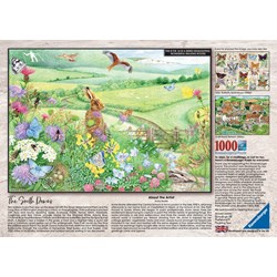 Ravensburger (15176) - Anne Searle: "Walking World, South Downs" - 1000 brikker puslespil
