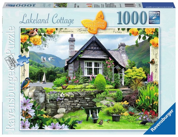 Ravensburger (19246) - "The Lakeland Cottage" - 1000 brikker puslespil