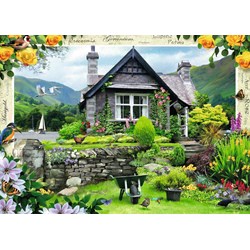 Ravensburger (19246) - "The Lakeland Cottage" - 1000 brikker puslespil