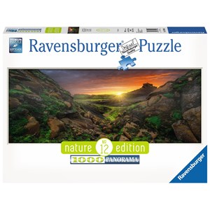 Ravensburger (15094) - "Sunrise over Iceland" - 1000 brikker puslespil