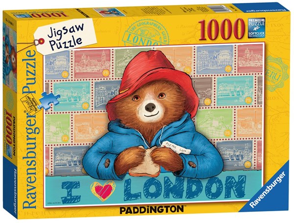 Ravensburger (19696) - "Paddington Bear" - 1000 brikker puslespil