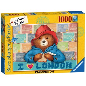 Ravensburger (19696) - "Paddington Bear" - 1000 brikker puslespil