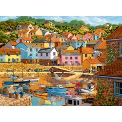 Ravensburger (14076) - "Coastal Retreats" - 500 brikker puslespil