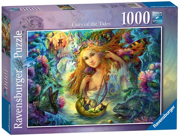 Ravensburger (19595) - "Fairyworld No.2, The Fairy of the Tides" - 1000 brikker puslespil