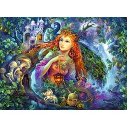 Ravensburger (14693) - "Fairy World No.1, Fairy of the Forest" - 500 brikker puslespil