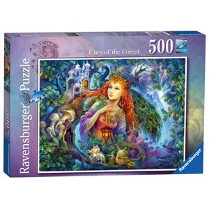 Ravensburger (14693) - "Fairy World No.1, Fairy of the Forest" - 500 brikker puslespil