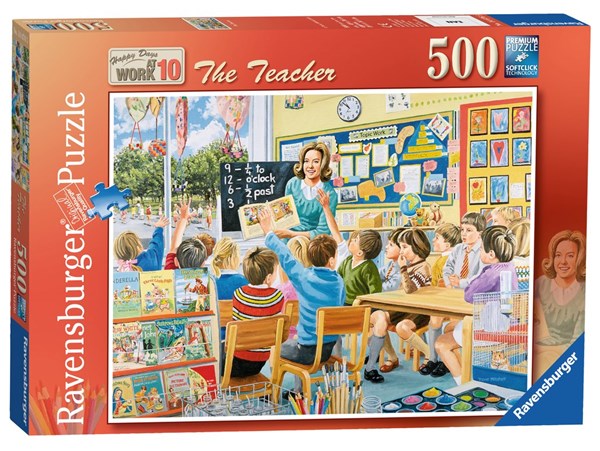 Ravensburger (14676) - "Happy Days at Work, The Teacher" - 500 brikker puslespil