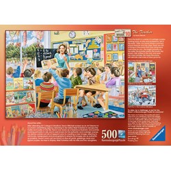 Ravensburger (14676) - "Happy Days at Work, The Teacher" - 500 brikker puslespil