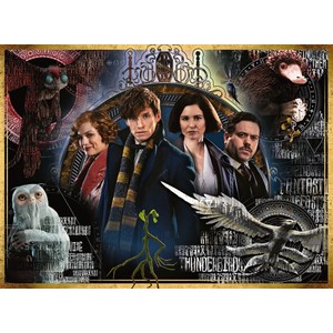 Ravensburger (14820) - "Fantastic Beasts, The Crimes of Grindelwaldr" - 500 brikker puslespil