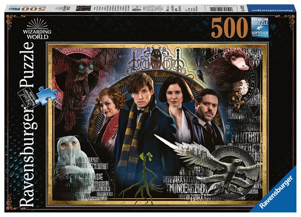 Ravensburger (14820) - "Fantastic Beasts, The Crimes of Grindelwaldr" - 500 brikker puslespil