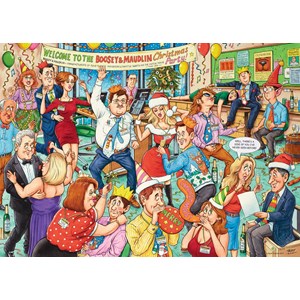 Ravensburger (19769) - Geoffrey Tristram: "Office Christmas Party" - 1000 brikker puslespil