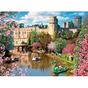Ravensburger (14064) - "Picturesque Warwickshire" - 500 brikker puslespil
