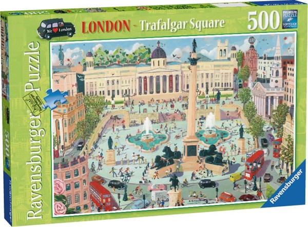 Ravensburger (14546) - "Trafalgar Square" - 500 brikker puslespil