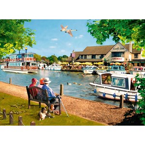 Ravensburger (14051) - "Picturesque Norfolk" - 500 brikker puslespil