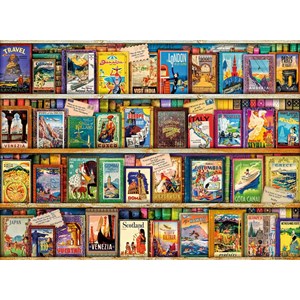 Ravensburger (14752) - Aimee Stewart: "Vintage Travel" - 500 brikker puslespil