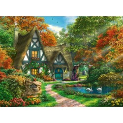 Ravensburger (14792) - "Cottage Hideaway" - 500 brikker puslespil