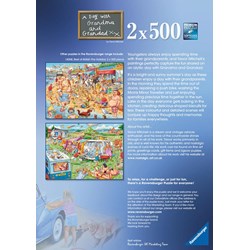 Ravensburger (14072) - "Day with Grandma and Grandpa" - 500 brikker puslespil