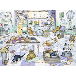 Ravensburger (14079) - Linda Jane Smith: "On the High Street" - 500 brikker puslespil